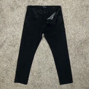 Kenneth Cole New York I Mens Slim Fit Jeans Faded Black Denim Pants I Size 30x30